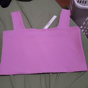 Susana Monaco Wide Strap Crop Top